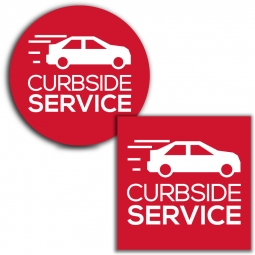 Curbside Window Decal